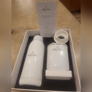 Baby's Brew portable bottle warmer with formula dispenser
